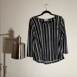 The Workshop- Striped Blouse